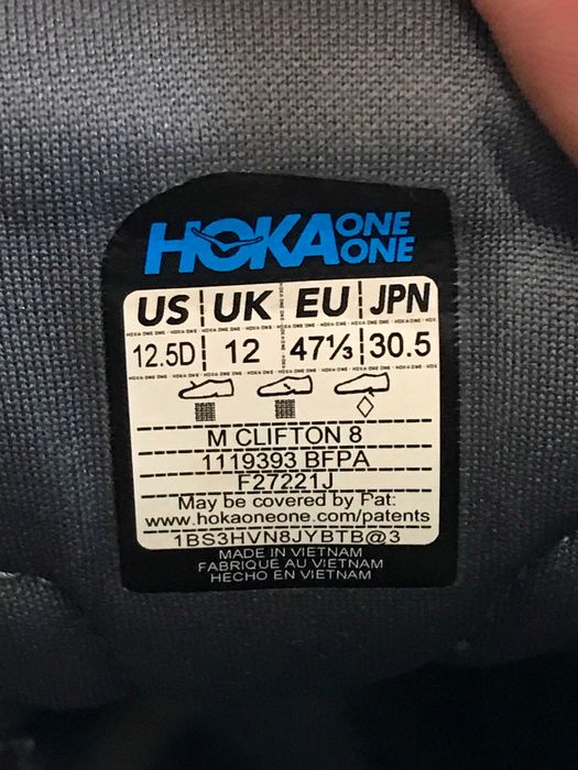 Buty do biegania Hoka One One M Clifton 8 rozm. 47,5