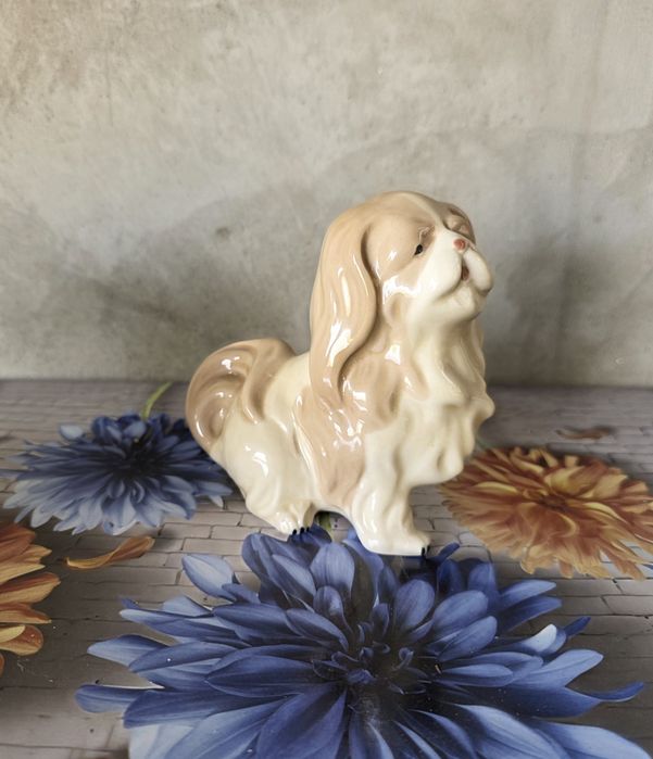 Pekińczyk / Shih tzu porcelana PRL