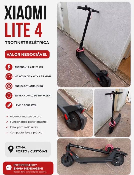 trotinete xiaomi lite 4