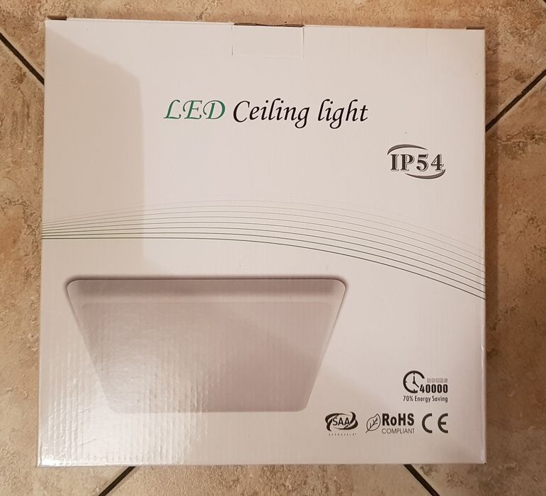 Oszczędna Lampa LED. IP54. Nowa. 70% oszczędności!