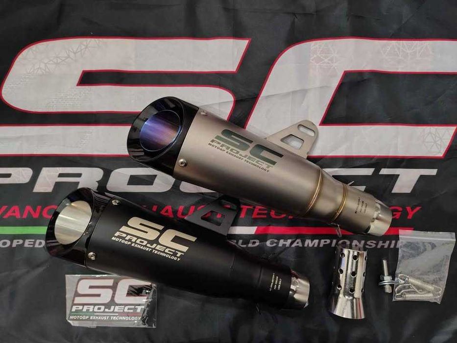 ponteiras de escape SCproject -Replicas moto GP-varios modelos e cores