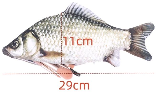 Пенал футляр чехол в виде рыбы  Карась