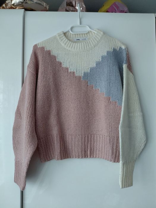 Sweter damski kolorowy
