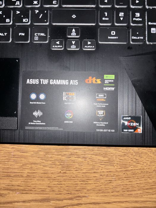 Ноутбук Acer TUF Gaming A15