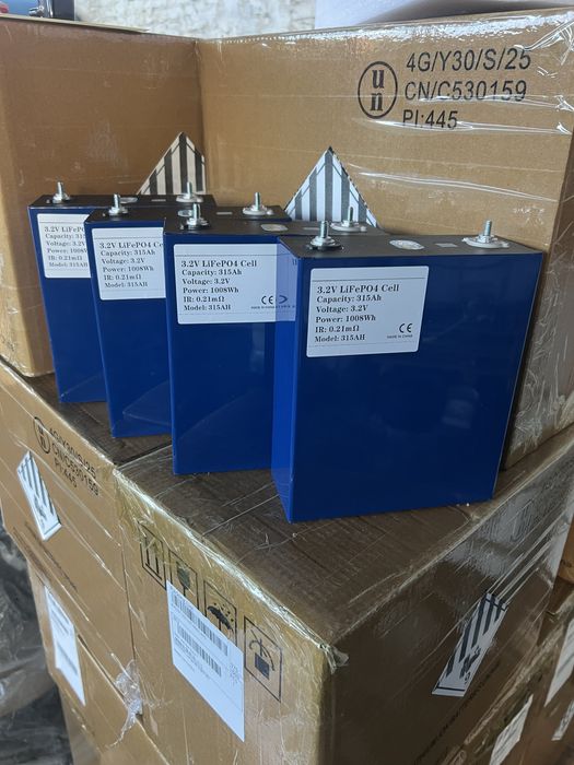 Комірки LiFePO4 315Ah 3.2v