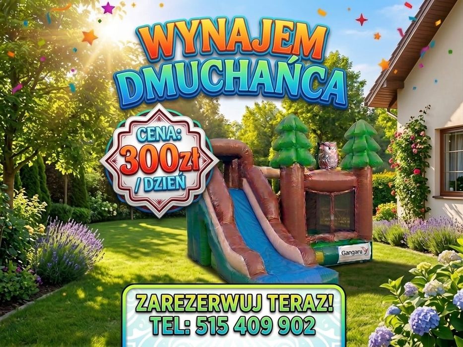 Dmuchaniec dla maluchów 2 do 9 lat
