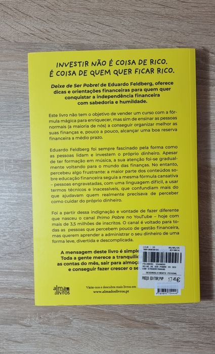 Livro Deixe de ser pobre