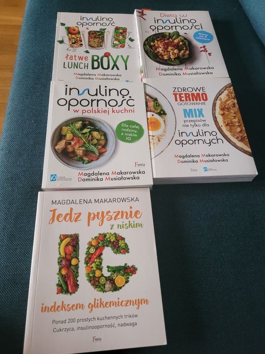 Seria książek o insulinoopormości z przepisami