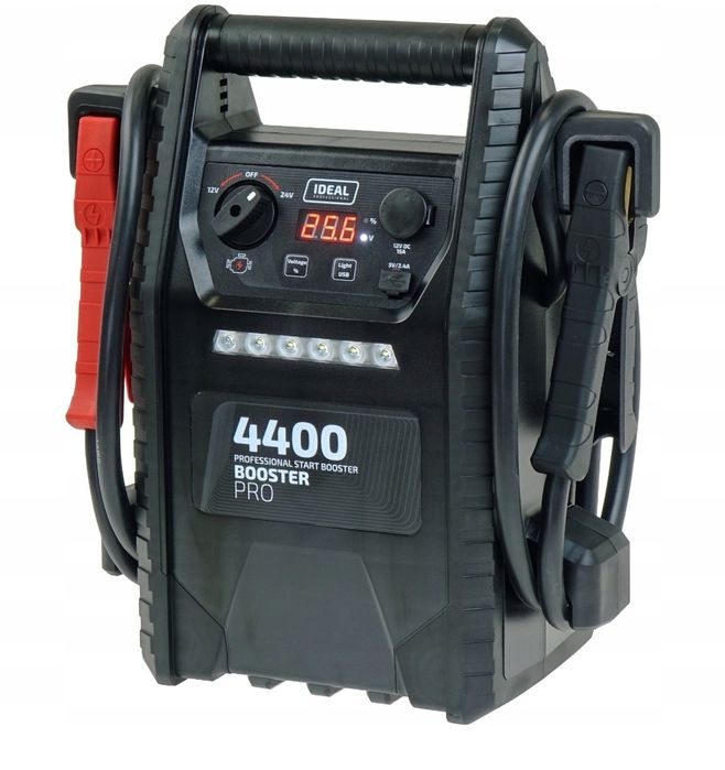 Rozruch przenośny booster  IDEAL BOOSTER 4400 ROZRUCH 4400A 12/24V