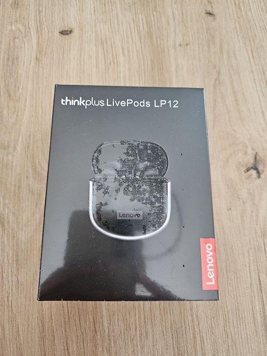NOWE Słuchawki Lenovo LP12 bluetooth bezprzewodowe czarne douszne