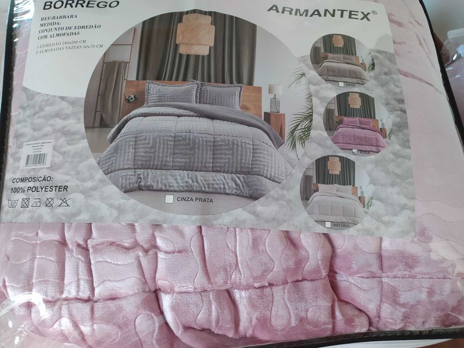 Vendo conjunto de edredão de borrego