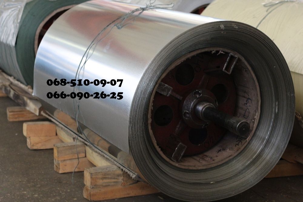 Оцинкованный Лист Бляха Оцинкована Жесть Оцинковка в листах рулон Цинк