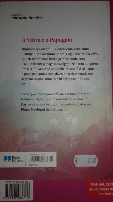 A viúva e o Papagaio (5. Ano porto editora)