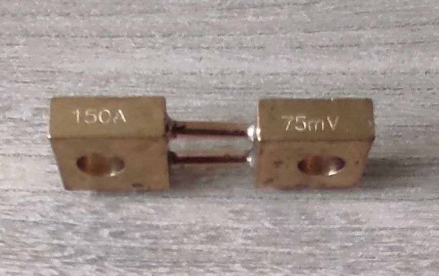 Bocznik prądowy pomiarowy 150A 75mV do amperomierza