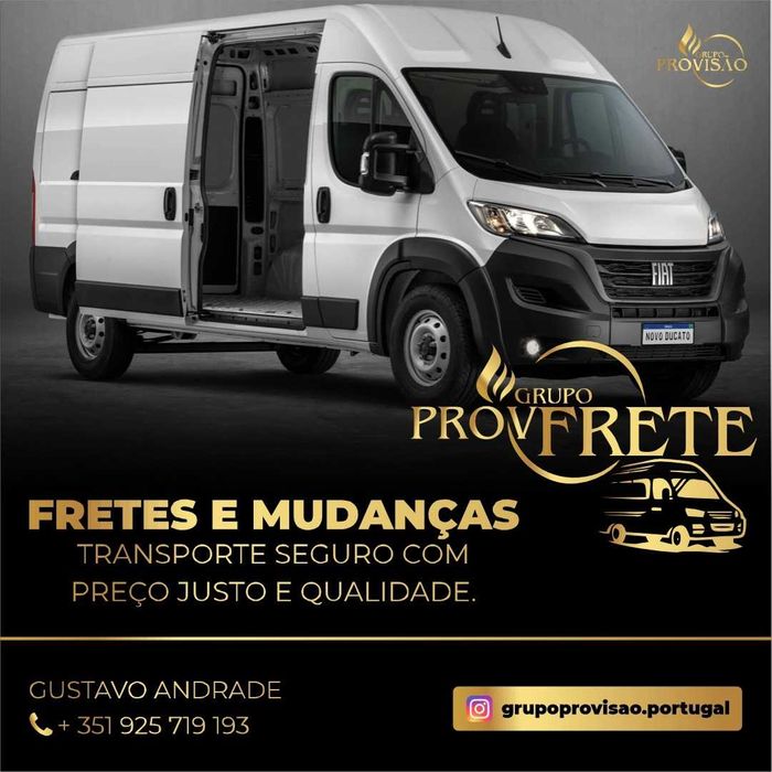 Fretes, Pequenas Mudanças e Reboque de Motas - Preço Justo & Qualidade