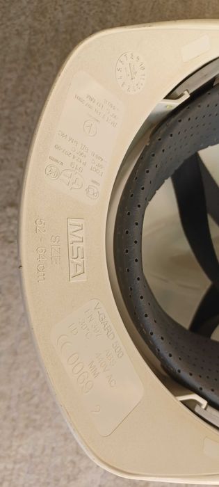HEŁM, KASK ochronny MSA V-Gard 500, rozmiar 52-64 cm regulowany