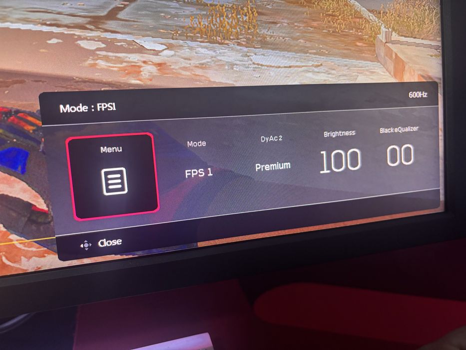 BENQ ZOWIE XL2586X+ — 600Hz