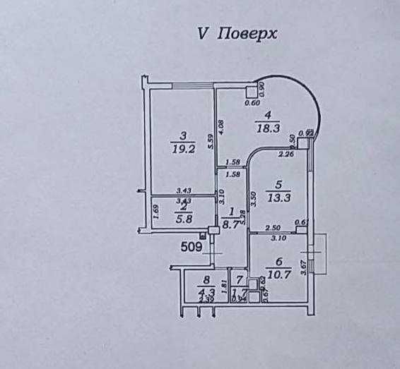 Евро 3комн. 5я Жемчужина на Архитекторской с ремонтом и мебелью КВ