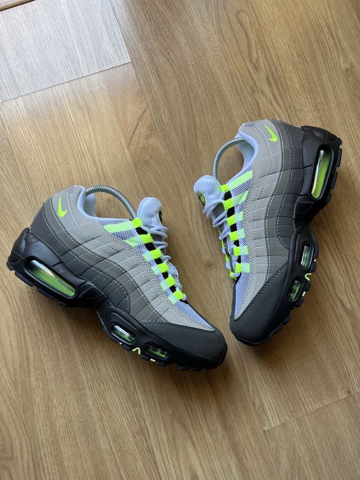 Nike Air Max 95 OG Neon Volt Black and Grey