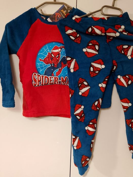 Piżama,Gruba, ciepła piżama,piżama chłopięca,Marvel, Spiderman