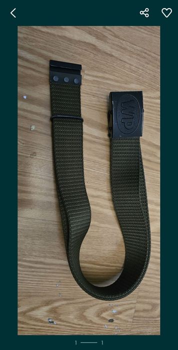 Pas parciany zielony wp