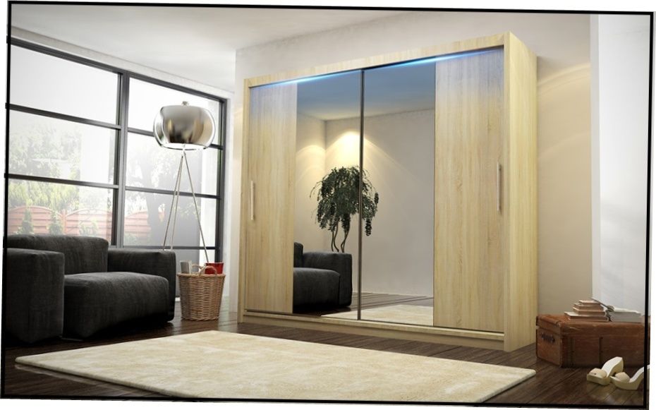 Szafa Przesuwna Garderoba VEGAS 2 180cm 5 Kol Dostawa 10 DNI