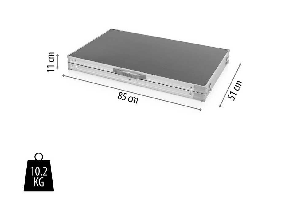 Szafka wolnostojąca Campart czarny 84 cm x 80 cm x 50 cm