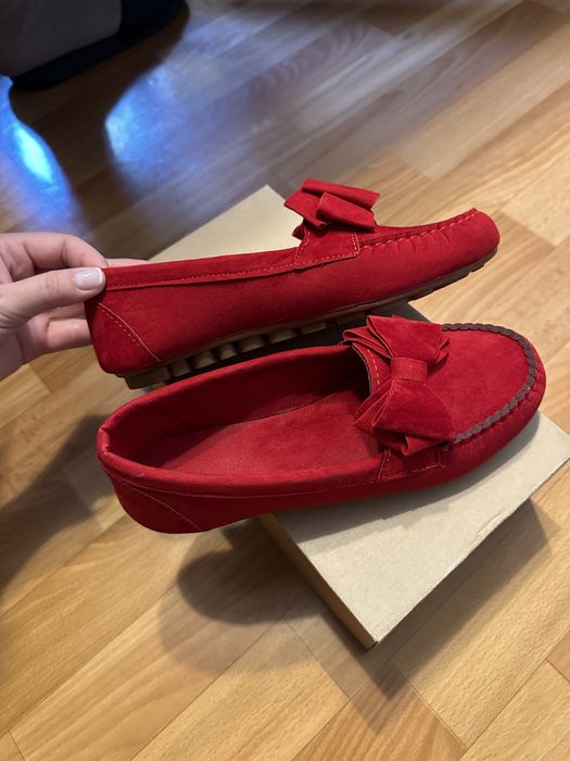 Стильные мокасины под замш новые