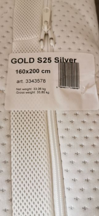 Materac piankowy 160x200 Gold S25 Dreamzone