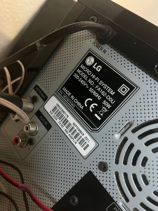 Aparelhagem LG, potência de 160W RMS