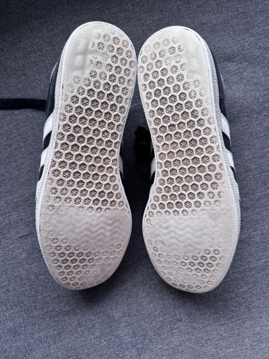 Adidas Gazelle 41 42 8 czarne buty adidasy używane czarno białe