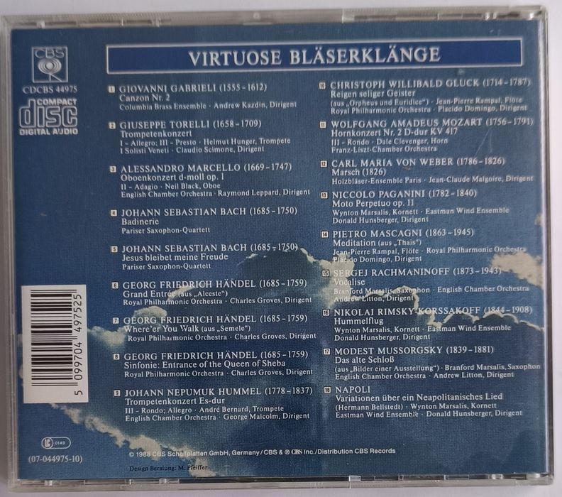Virtuose Blaserklange Mit Andre Bernard Wynton Marsalis Fanfare 1988r