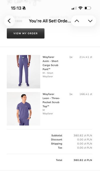 Komplet scrubs FIGS