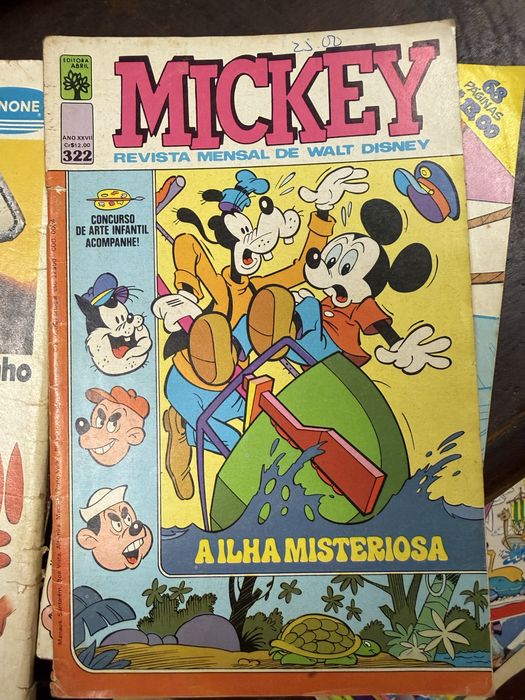 Mickey - 4 livros de 1979 - Editora Abril