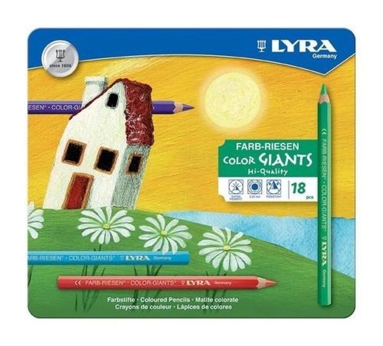 Kredki Color Gigant 18 kolorów LYRA Lyra blister,213x199 mm