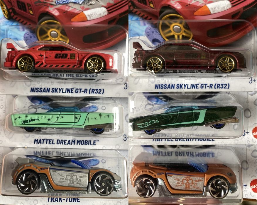 Hot wheels color shifters