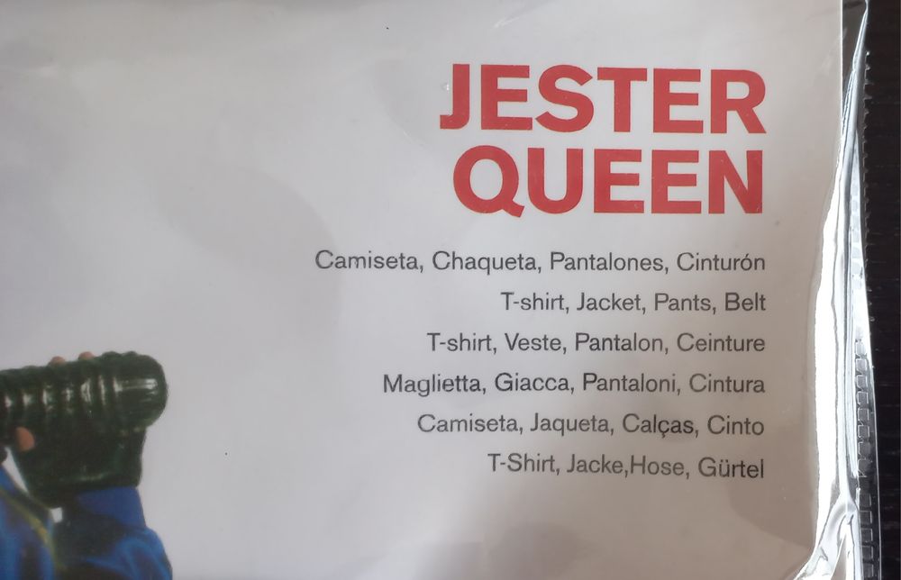 Mascara  de Carnaval Jester Queen ou Arlequina