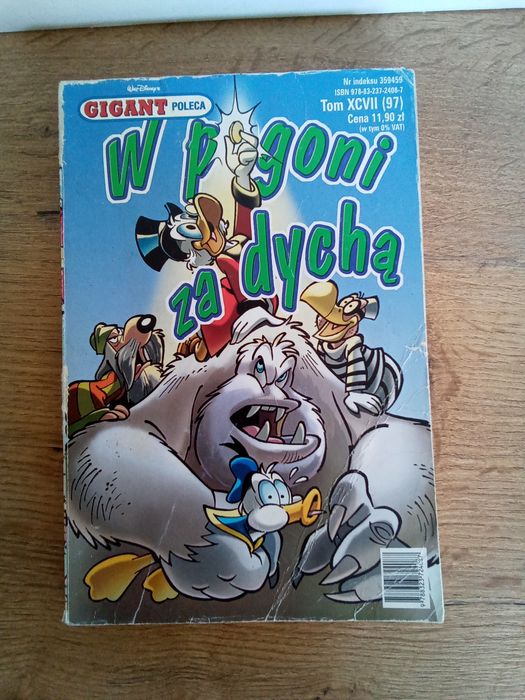 W pogoni za dychą gigant tom 97 XCVII Kaczor Donald KG