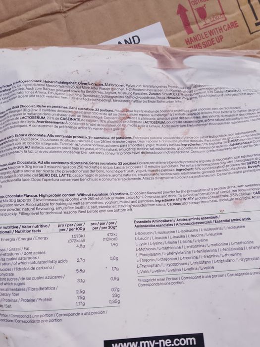 2x odżywka białkowa neutralna i czekoladowa