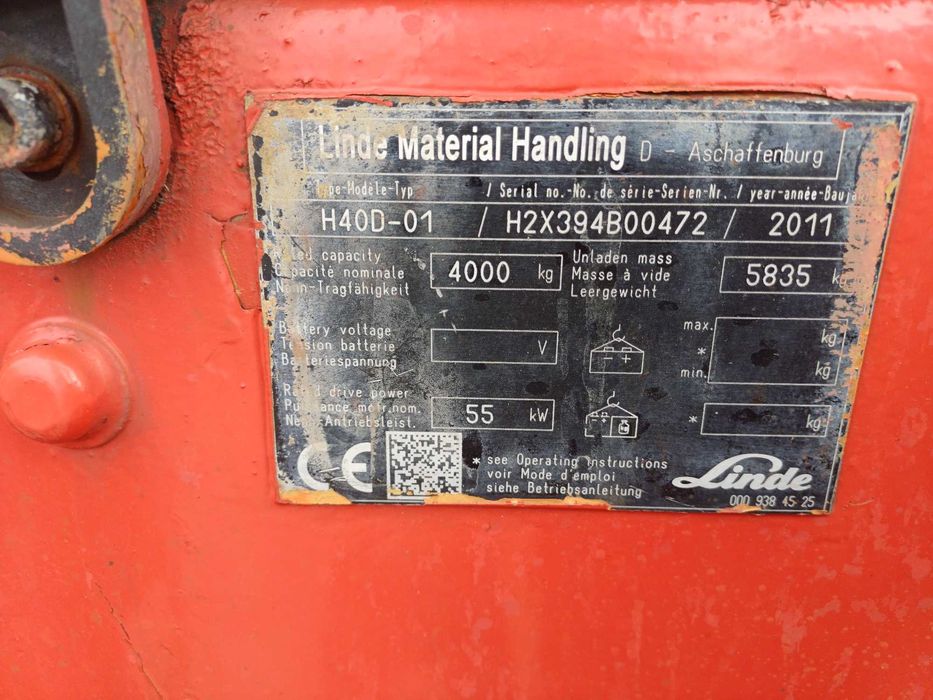 Wózek widłowy Linde H40D-01