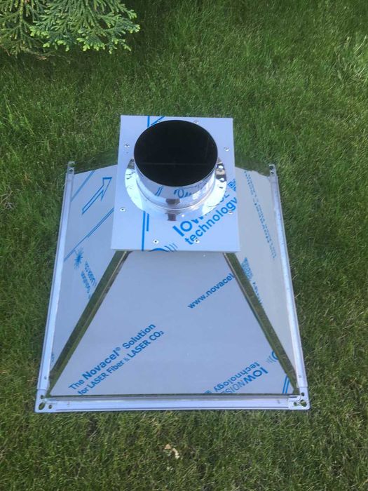 okap przemysłowy ze stali nierdzewnej, wyciąg 50x45