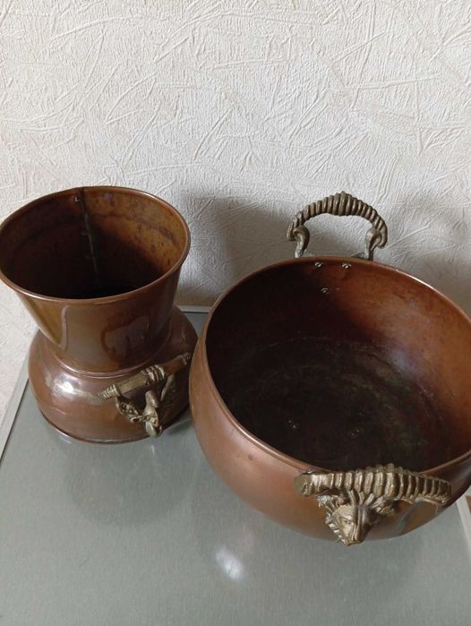 Зольники антикварные медные/латунь