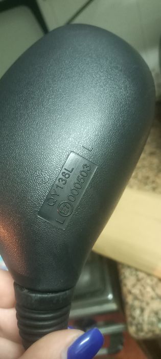 Espelho de mota eletrica lado esquerdo