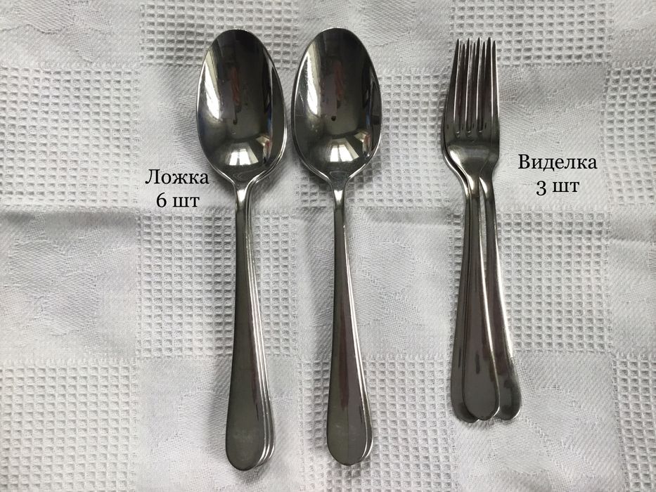 Столове приладдя. Ложки. Вилки (нові)