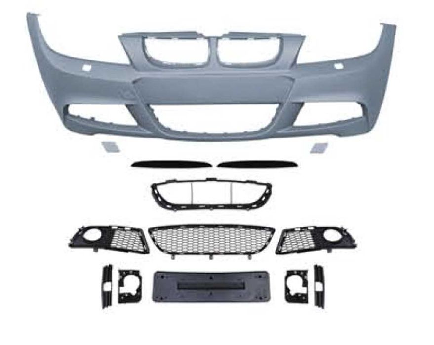 Бампер LCI M-Sport Style на BMW 3 (E90, E91) 2005-2008 (811958)