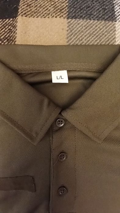 Сорочка поло олива