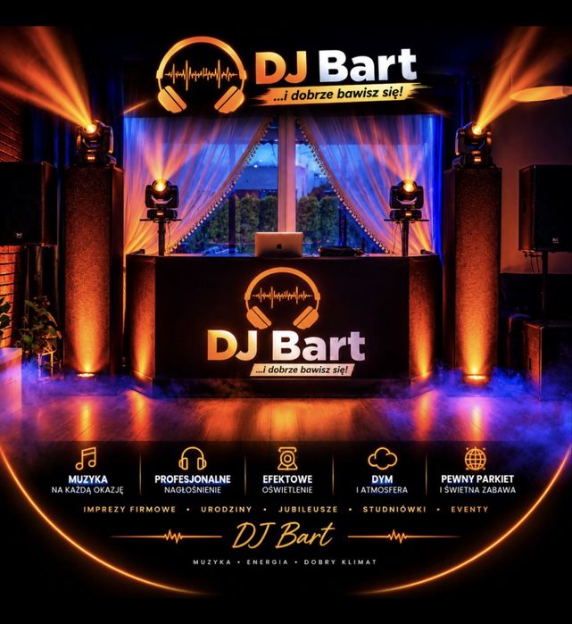 DJ Bart – Muzyka, Energia i Pełny Parkiet na Twojej Imprezie