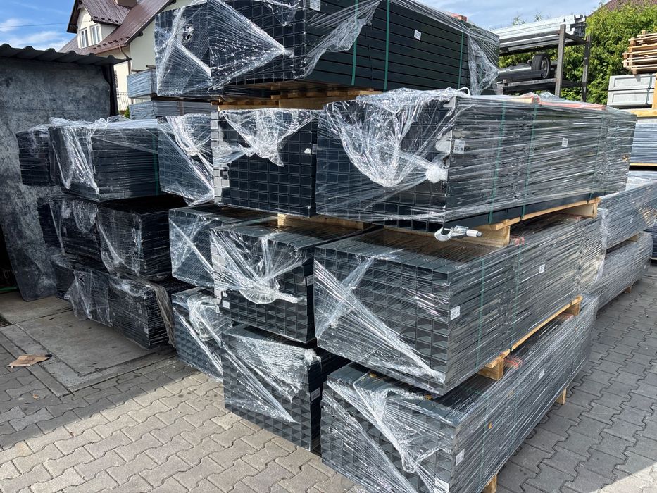 Słupek 60x40x1,5  Grafit Antracyt Czarny panelowy 200cm 230cm 260cm