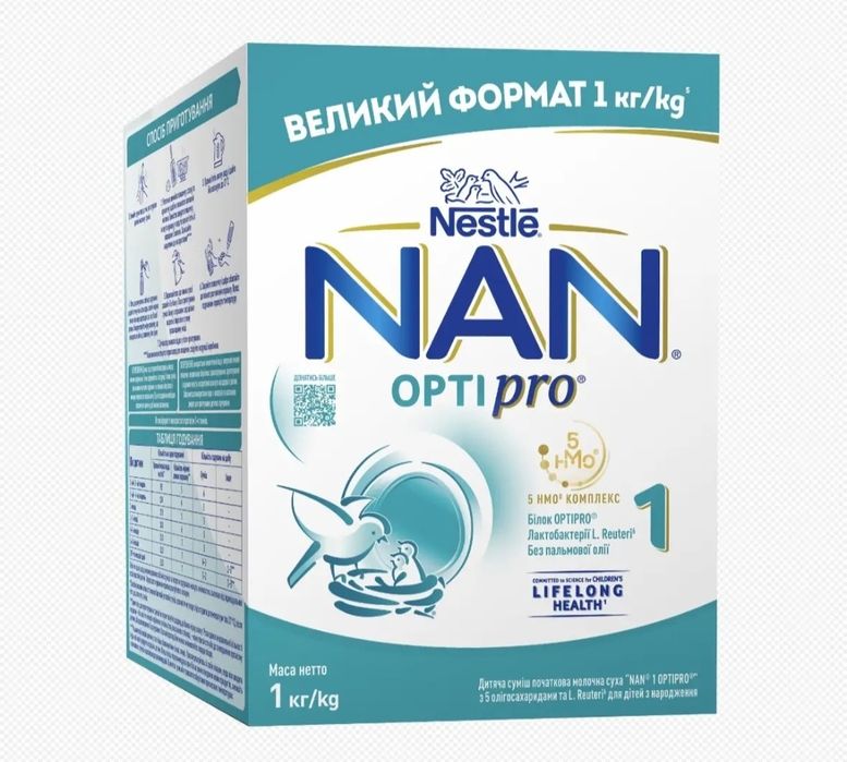 Nan optipro 1 по 1 кг та в банках