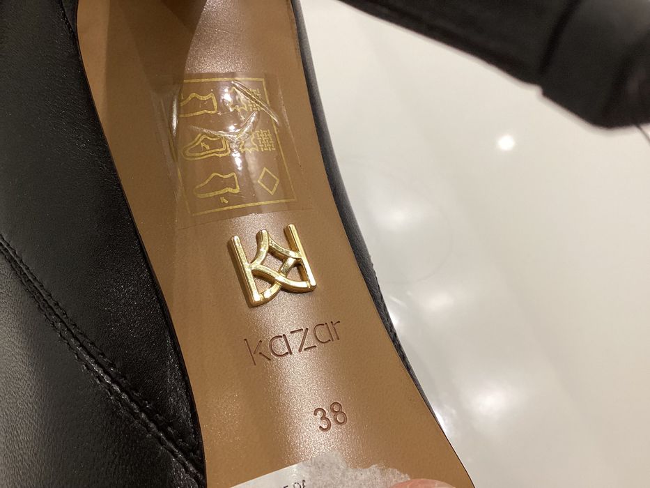 Botki Kazar skóra czarne